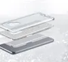 An exploded view of a phone case and phone, showing the layers of the case and the phone itself. Produktbild-Vorschau
