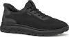 A black Geox sneaker is shown from a side angle against a white background. Voir les images du produit