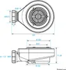 Heilmetz Duschwannen Ablaufgarnitur 90mm Siphon mit Produktbild-Vorschau 8