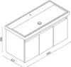 Waschtisch-Set Venus | Waschbecken | Waschtisch mit Produktbild-Vorschau 4