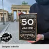 Blechschild 50 Schild Geburtstag - 50 JAHRE LEGENDE - Produktbild-Vorschau 4