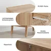 Commode à quatre tiroirs, armoire/commode moderne, meuble Voir les images du produit 7
