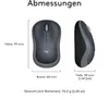 Logitech Optische Maus M185 kabellos dunkelgrau Produktbild-Vorschau 36