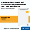 Exquisit Einbau Kühlschrank EKS131-4-FE-090E | Nutzinhalt: Produktbild-Vorschau 2