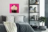 MuchoWow® Poster Hamster mit rosa Hintergrund 50x50 cm - Produktbild-Vorschau 4