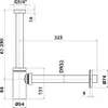 Bruckner Waschtisch-Siphon 5/4", Durchmesser 32mm, weiß Produktbild-Vorschau 2