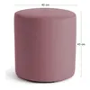 nabbi Lines runder Hocker - rosa Produktbild-Vorschau 2