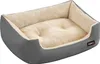 FEANDREA Hundebett, Hundekorb mit Wendekissen, 70 x 55 x 21 Produktbild-Vorschau 3
