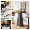 Tribesigns 100 cm quadratischer Bartisch, hoher Bistrotisch Produktbild-Vorschau 3