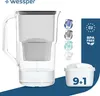 Wessper Caraffa filtrante per acqua 2,8 L compatibile con Anteprima dell’immagine prodotto 1