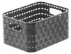 Panier de rangement - Anthracite - Plastique - 33 x 24 cm - Voir les images du produit 2