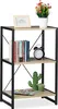 Scaffale da terra Relaxdays, modello Industrial, libreria Anteprima dell’immagine prodotto 1
