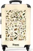 NoBoringSuitcases.com® Großer Koffer - Insekten - Vintage - Produktbild-Vorschau 1
