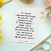 Mr. & Mrs. Panda Postkarte Spruch 45. Geburtstag - Weiß - Produktbild-Vorschau 2