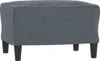 vidaXL Fußhocker Dunkelgrau 60x50x41 cm Samt Produktbild-Vorschau 1