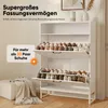 HOKEEPER Armoire à chaussures à 2 portes, meuble à Voir les images du produit 3