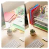 Portadocumenti Relaxdays, metallo, formato A4, 4 scomparti, Anteprima dell’immagine prodotto 5