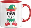 Opa Elf Tasse Geschenk Familienfeier Weihnachten Lustige Produktbild-Vorschau 1