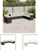 The Living Store 10-tlg. Garten-Sofagarnitur mit Kissen Produktbild-Vorschau 1