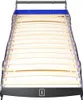 The image shows the slatted base of a bed frame, viewed from above. Náhled obrázku produktu