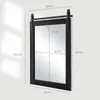 A mirror with dimensions indicated by measurement lines and text. Podgląd zdjęcia produktu