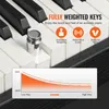 SucceBuy pianoforte digitale pesato, 88 tasti completamente Anteprima dell’immagine prodotto 2
