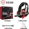 Strex Strex Gaming Headset avec micro Rouge - PC + PS4 + Voir les images du produit 2