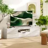 HOMCOM Hochglanz TV-Lowboard für Fernseher bis 65'', 3 Produktbild-Vorschau 2