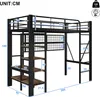 A diagram of a loft bed with dimensions. Náhled obrázku produktu