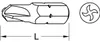 KS TOOLS Embout Torq-Set® 1/4" 25 mm #1 - 911.3631 Voir les images du produit 2