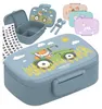 Brotdose Kinder mit Fächern, BPA frei, Lunchbox, Bento box, Produktbild-Vorschau 1