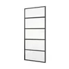 inova Glastürblatt 834 x 1972 mm, 5 Felder Klarglas, ESG, Produktbild-Vorschau 1
