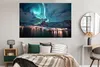MuchoWow® Poster Aurora - Norwegen - Berg 180x120 cm - Produktbild-Vorschau 4