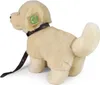 RAPPA Peluche cane golden retriever in piedi con guinzaglio Anteprima dell’immagine prodotto 4