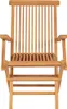 vidaXL 5-tlg. Garten-Essgruppe Massivholz Teak Produktbild-Vorschau 12