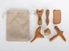Habys Massage-Werkzeug-Set aus Holz | 6-teilig aus 100 % Produktbild-Vorschau 2