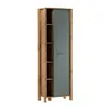 AX LIVING Bibliotheque Iseonia R1P - 66 cm de large, chene Voir les images du produit 1