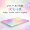 Friendly Fox Kinder Briefpapier Regenbogen, 50 Blatt DIN A4 Produktbild-Vorschau 3