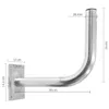 Staffa per antenna TV-SAT Vayox | 30cm | Argento Anteprima dell’immagine prodotto 2