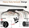 Šatní tyč, rozměry 74–250 cm, průměr 32 x 28 mm, kulatá, Náhled obrázku produktu 2