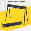 Zestaw 2 kozłów roboczych COSTWAY o nośności do 500 kg, Podgląd zdjęcia produktu 3