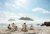 VirtuFit Strandparasol Premium mit Windschirm 200 cm Beige Produktbild-Vorschau 8