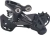 A black bicycle derailleur is shown against a white background. Náhľad obrázku produktu