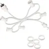 Illu-/Partylichterkette 40m - Außenlichterkette weiß -Made in Germany - 40 warmweiße LED Kugellampen Produktbild-Vorschau