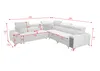 L-förmiges Sofa Couch Polsterecke 280 cm x 280 cm GREKO III Produktbild-Vorschau 4