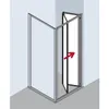 Kermi N2FTD0882011K Falttür Nova 2000 FTD 0880x Produktbild-Vorschau 4