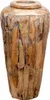 vidaXL Deko-Vase 40 x 80 cm Massivholz Teak Produktbild-Vorschau 3