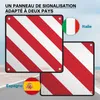 Wiltec Réflecteur de signalisation 2 en 1 – 50 x 50 cm – Voir les images du produit 3