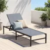 Chaise longue COSTWAY, chaise de jardin avec dossier Voir les images du produit 2