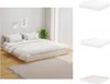 vidaXL Massivholzbett Weiß 200x200 cm -  Betten & Produktbild-Vorschau 1